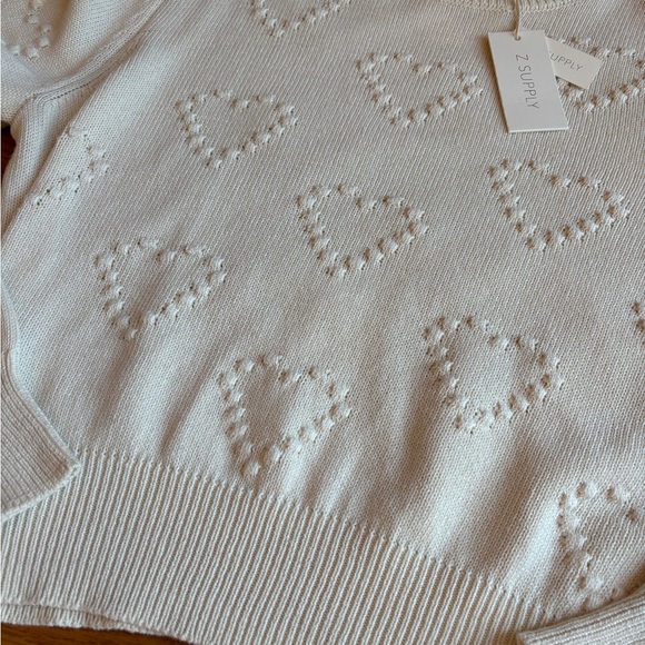 Z Supply All We Need is Love Sweater NWT, Size XL - Picture 5 of 8